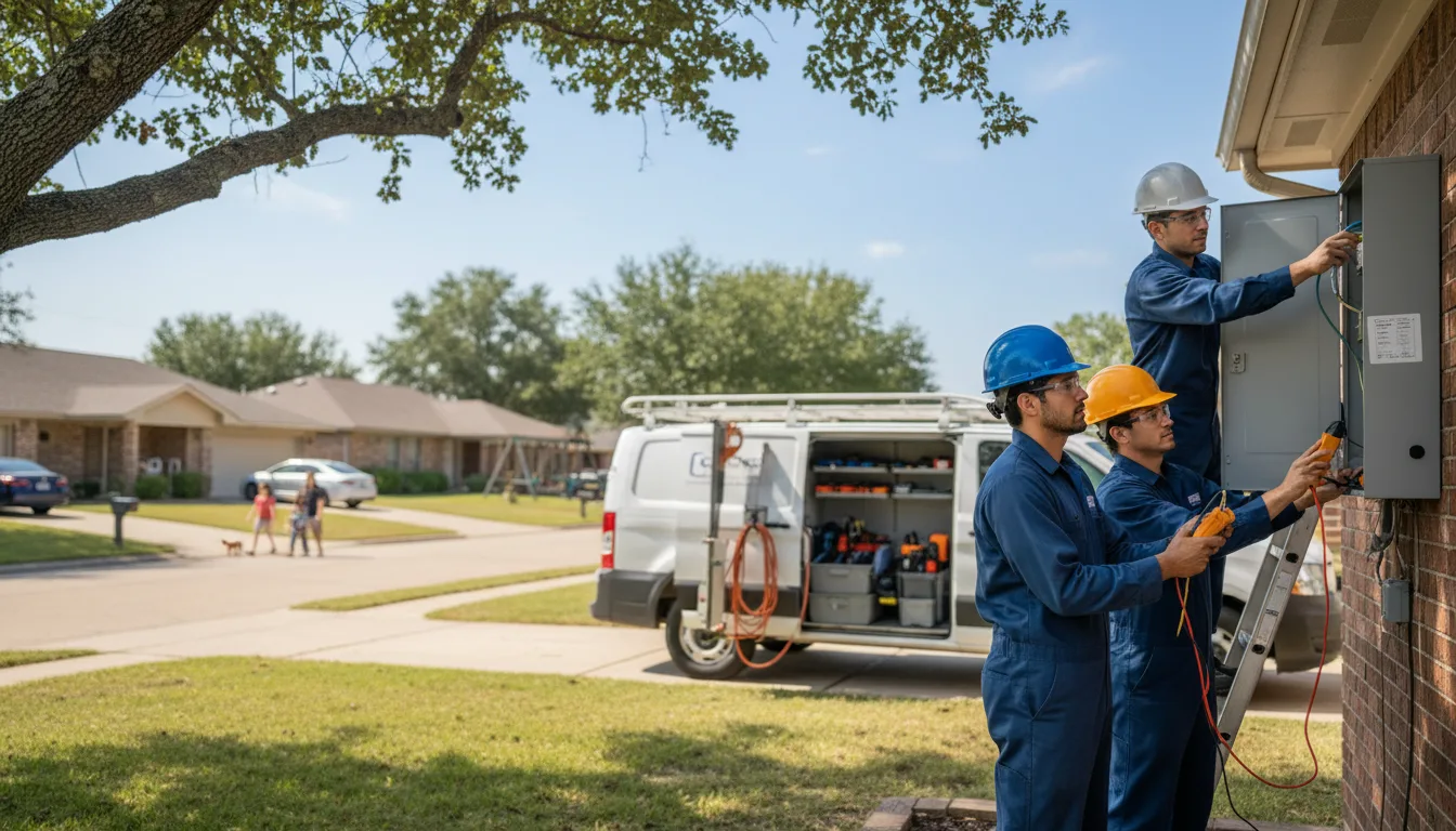 Certified electrician providing emergency electrical services in Baileyville, IL